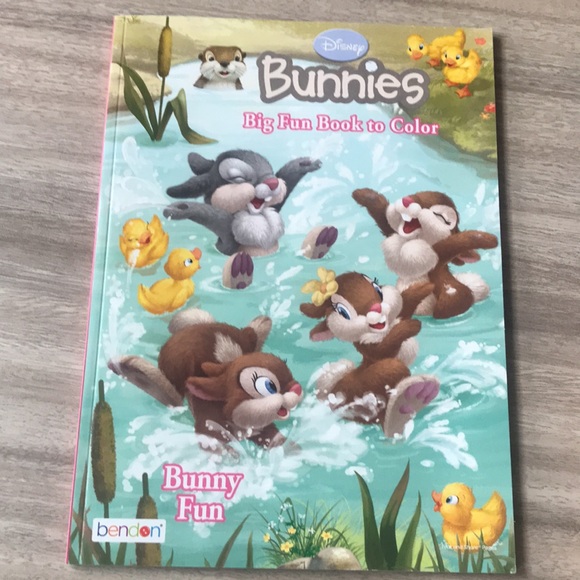 Disney bunnies coloring book lot of 2 Bendon - Picture 2 of 3
